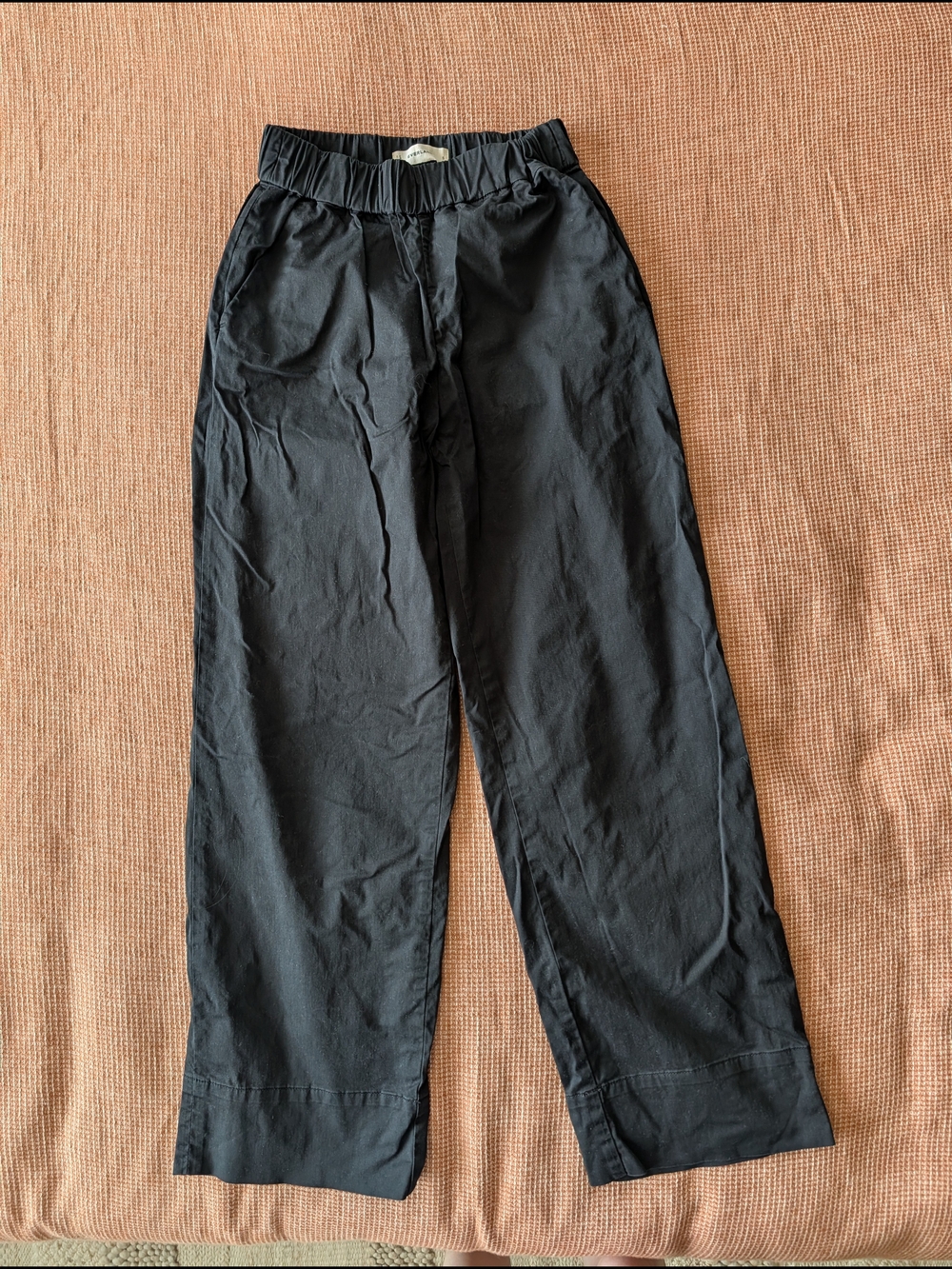 Everlane Black Cotton Easy Pant - Picture 5 of 6